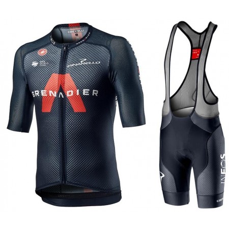 Tenue Maillot + Cuissard à Bretelles 2021 Ineos Grenadiers N001